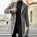 Heren vintage lange trenchcoat jas – Victor