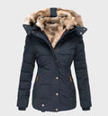 Slim Fit Dames Winterjas met Capuchon - Julia