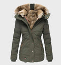 Slim Fit Dames Winterjas met Capuchon - Julia