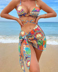 Zwemkleding dames push-up gekruiste bandjes cover-up – Liora
