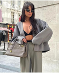 Trendy kort winterjack met sportieve details – Naya