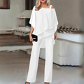 Elegante dames set met broek en top – Yara