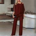 Elegante dames set met broek en top – Yara