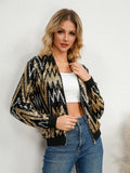 Trendy dames bomberjack met pailletten – Isabelle