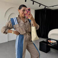 Chique dames set met krachtige snit en elegante look – Selavina