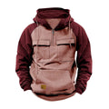 Warme Hoodie met Colorblock Design voor Winterdagen - Alfons