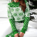 Coltrui met Sneeuwvlokpatroon - Carmel