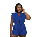 Mouwloze dames jumpsuit met elegante pasvorm – Virella