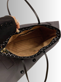 Geometrische PU schoudertas voor dames met rits – Zelira