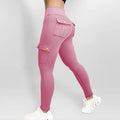 Dames sportleggings met zakken en hoge taille – Zoë