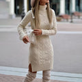 Gebreide Winterjurk met Elegante Pasvorm – Sophie
