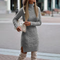 Gebreide Winterjurk met Elegante Pasvorm – Sophie