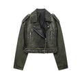 Dames bikerjack kunstleer stoer herfst winter stijlvol – Ravena