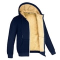 Warme lamswollen heren hoodie met rits – James