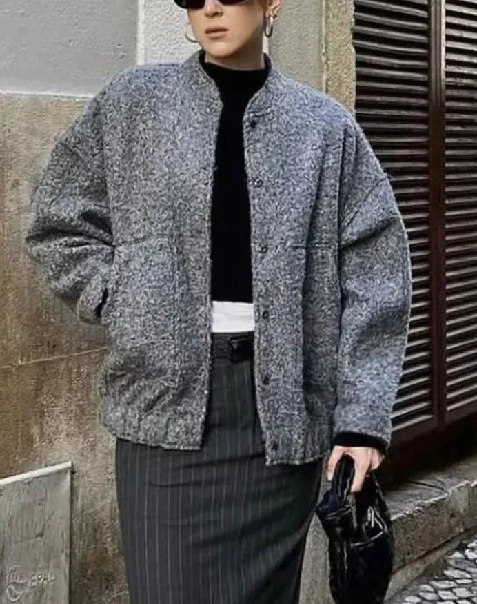 Elegant dames bomberjack voor elke dag – Emma