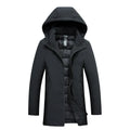 Heren winterjas met isolatie en moderne slanke pasvorm – Dorian