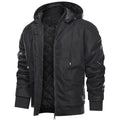 Faux leren heren bikerjack voor winter – Matteo