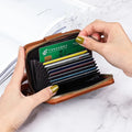 Compacte PU portemonnee met vakken voor dames – Nexora