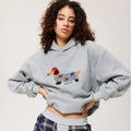 Geborduurde winter hoodie met hondje – Cozy Pup