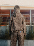 Dames oversized hoodie met luipaardprint – Ava