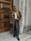 Chique lange trenchcoat met urban look – Sophie