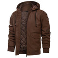 Faux leren heren bikerjack voor winter – Matteo