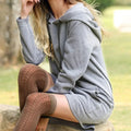 Casual hoodie jurk met capuchon voor dames – Sophie