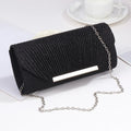 Glitter clutch met ketting voor dames – Elenaya