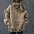 Grof Gebreide Coltrui met Stijlvolle Details – Sophie
