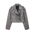 Dames bikerjack kunstleer stoer herfst winter stijlvol – Ravena