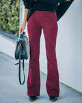 Hoge taille flare broek voor dames – Sophie