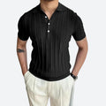 Poloshirt met Hoge Stretch V-Hals voor Heren – Victor