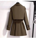 Vintage trenchcoat met ceintuur voor dames – Eveline