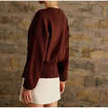 Elegante lange mouw cardigan met gouden knopen - Sophie
