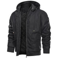 Faux leren heren bikerjack voor winter – Matteo