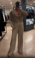 Rekbare dames set met kristallen details en glans – Veloura