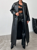 Elegante lange trenchcoat voor dames – Sophie