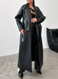 Elegante lange trenchcoat voor dames – Sophie