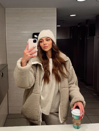 Kort Teddy Vest met Knusse Warmte – Mila