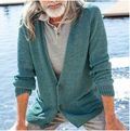 Heren cardigan van katoen en wol – Lucas