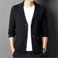 Heren cardigan van wol-katoenmix – Martin