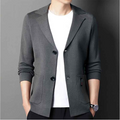 Heren cardigan van wol-katoenmix – Martin