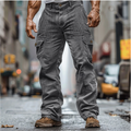 Stoere corduroy cargo broek voor heren – Damian