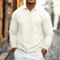 Trendy lange mouwen polo heren – Lucas