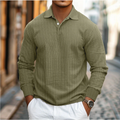 Trendy lange mouwen polo heren – Lucas