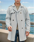Waterafstotende heren trenchcoat met elegante pasvorm – Max
