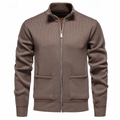 Stijlvolle kasjmier zip sweater heren – Elias