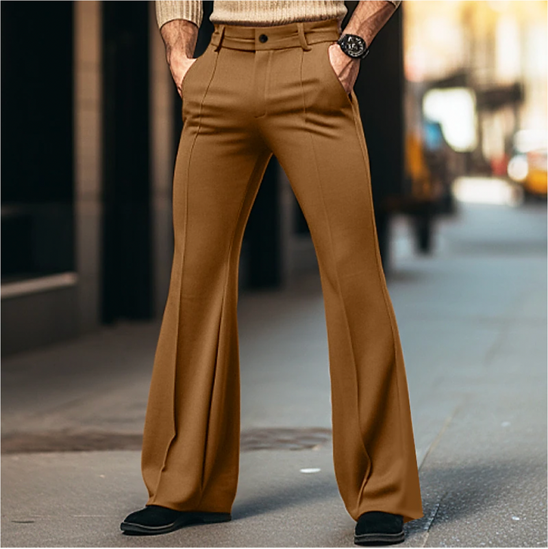 Wijde herenpantalon met verfijnde pasvorm – Matteo