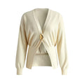 Elegante lange mouw cardigan met gouden knopen - Sophie