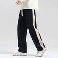 Gestreepte heren joggingbroek met moderne pasvorm – Noah
